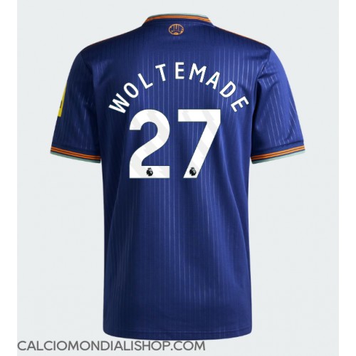 Maglie da calcio Newcastle United Nick Woltemade #27 Terza Maglia 2025-26 Manica Corta Maglie da calcio Newcastle United Nick Woltemade #27 Terza Maglia 2025-26 Manica Corta